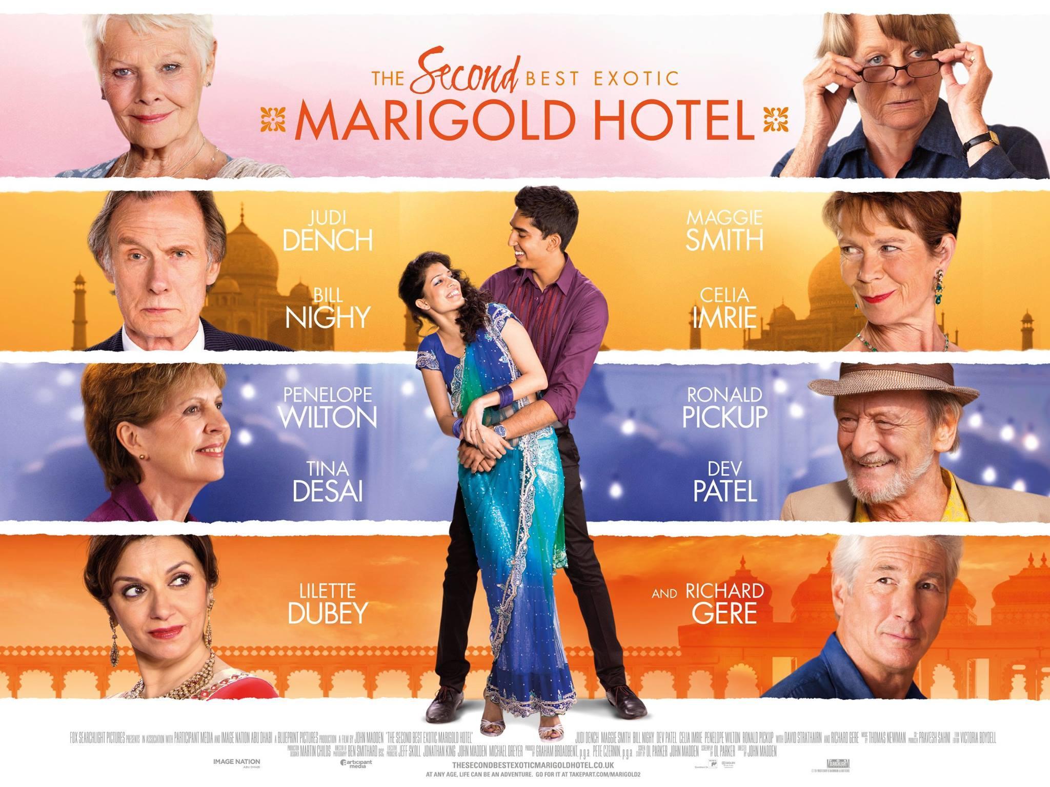 Постер фильма Отель «Мэриголд». Заселение продолжается | Second Best Exotic Marigold Hotel