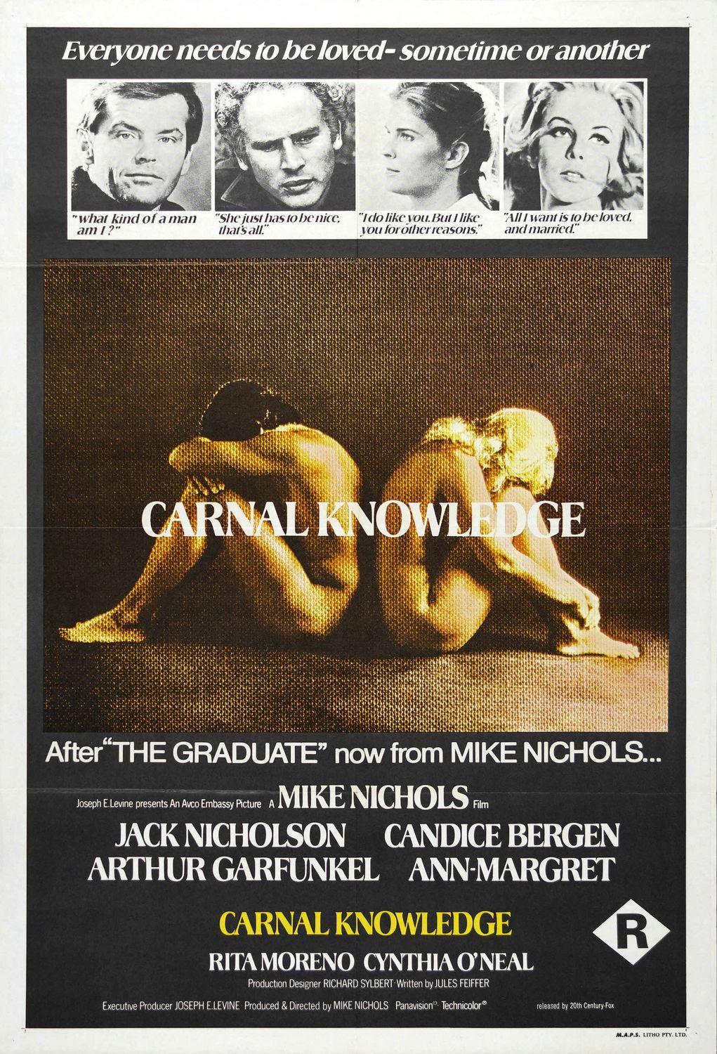 Постер фильма Познание плоти | Carnal Knowledge