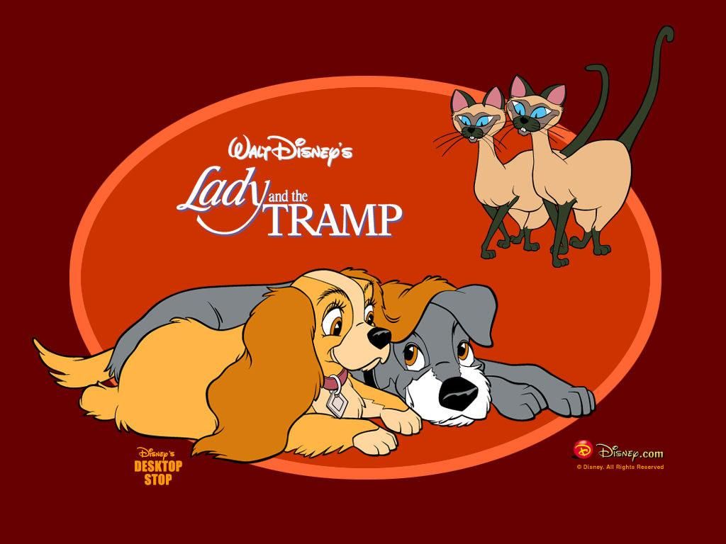 Фильм Леди и Бродяга | Lady and the Tramp - лучшие обои для рабочего стола