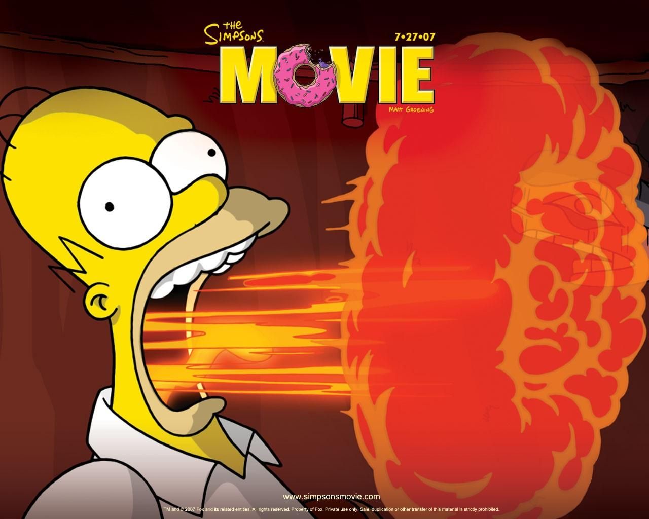 Фильм Симпсоны в Кино | Simpsons Movie - лучшие обои для рабочего стола