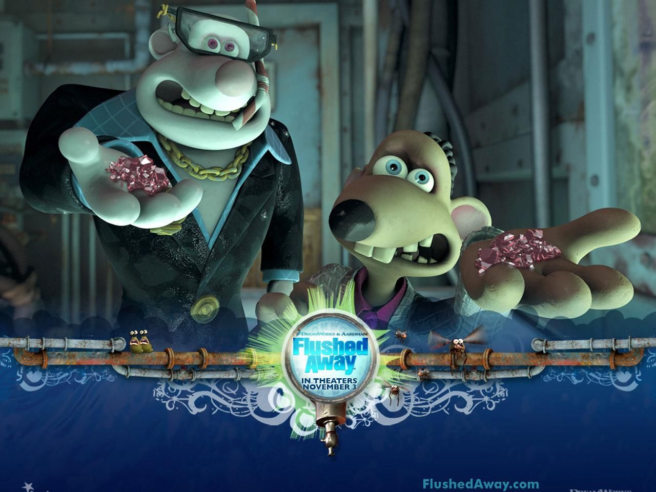 Фильм Смывайся | Flushed Away - лучшие обои для рабочего стола