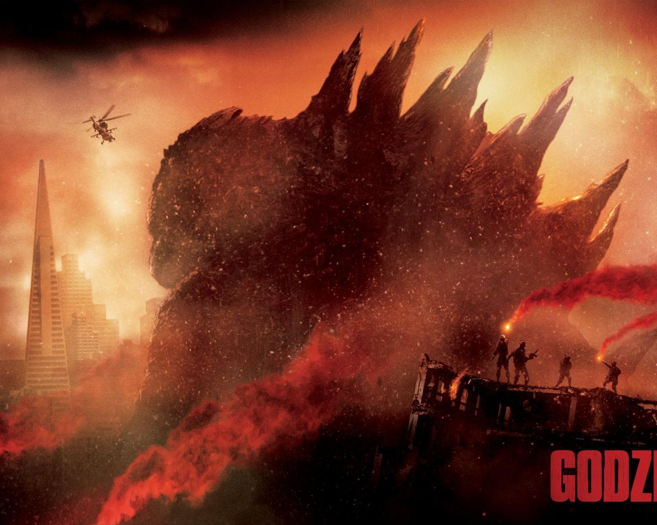 Фильм Годзилла | Godzilla - лучшие обои для рабочего стола