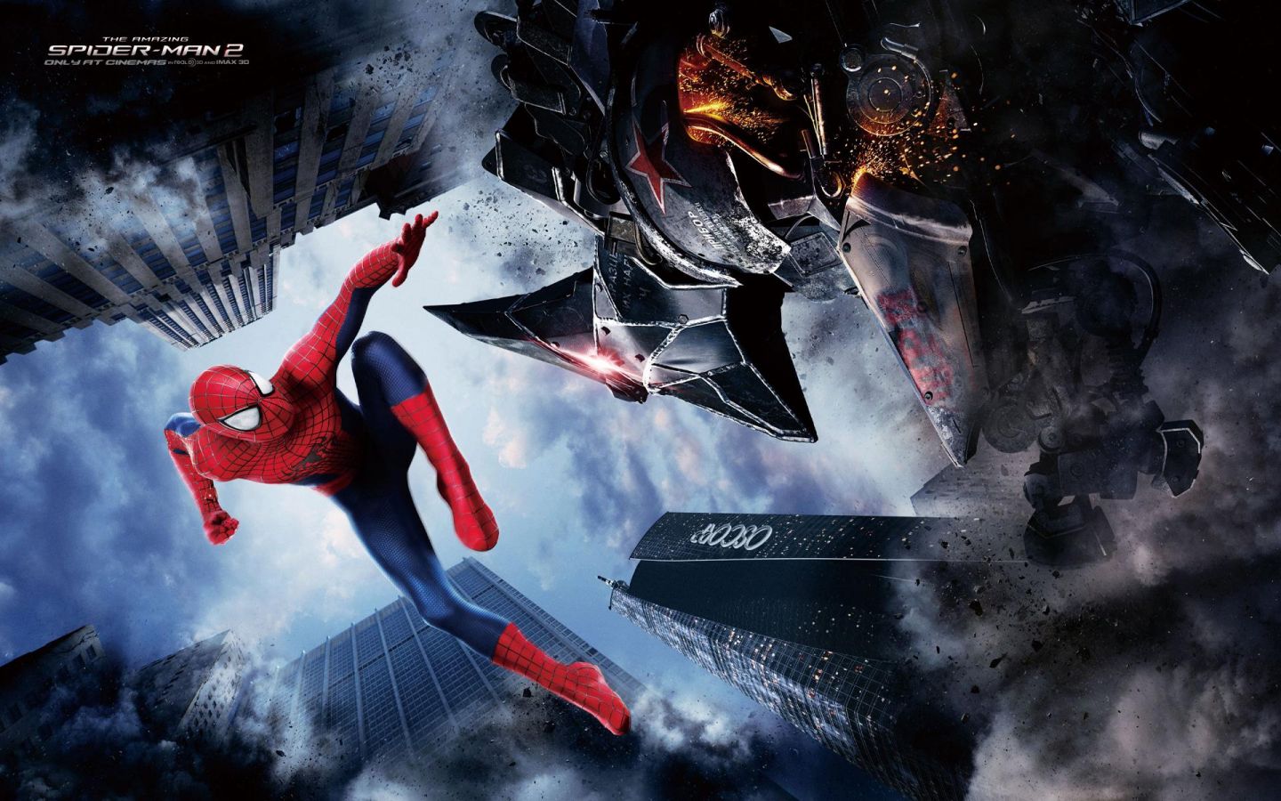 Фильм Новый Человек-паук. Высокое напряжение | Amazing Spider-Man 2 - лучшие обои для рабочего стола