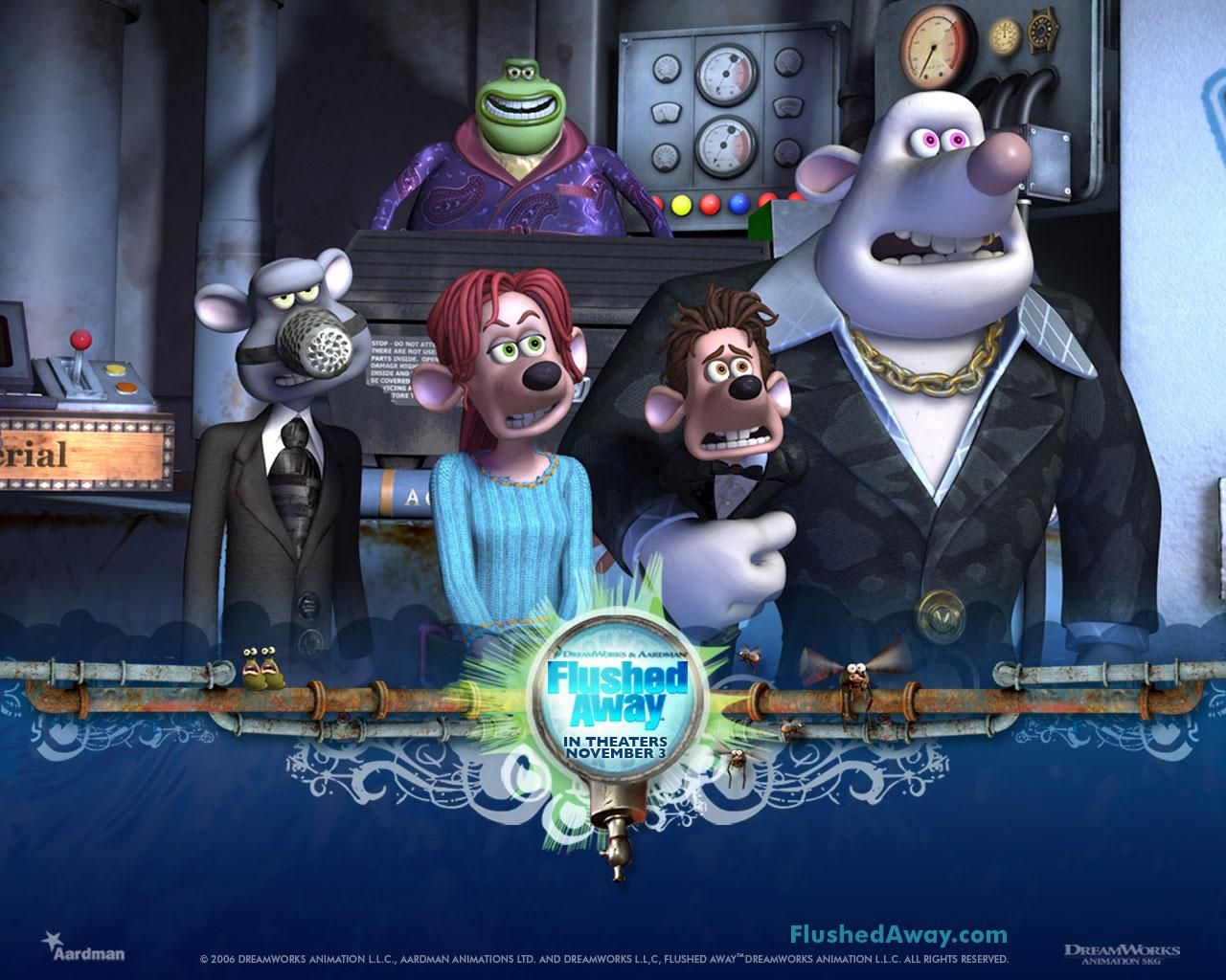 Фильм Смывайся | Flushed Away - лучшие обои для рабочего стола