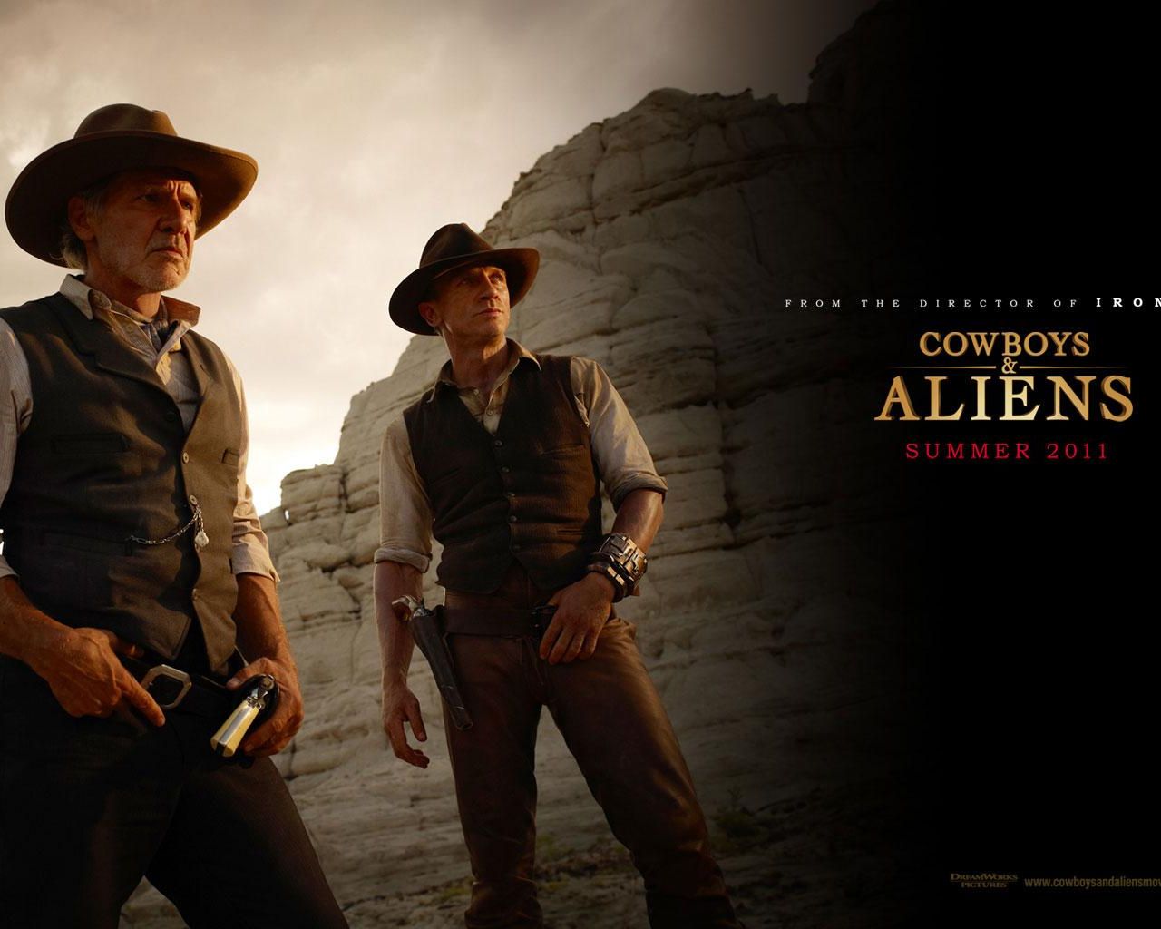 Фильм Ковбои против пришельцев | Cowboys & Aliens - лучшие обои для рабочего стола