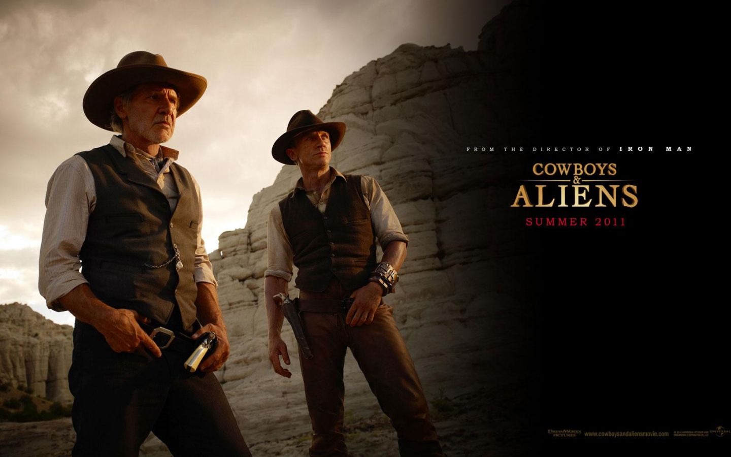 Фильм Ковбои против пришельцев | Cowboys & Aliens - лучшие обои для рабочего стола