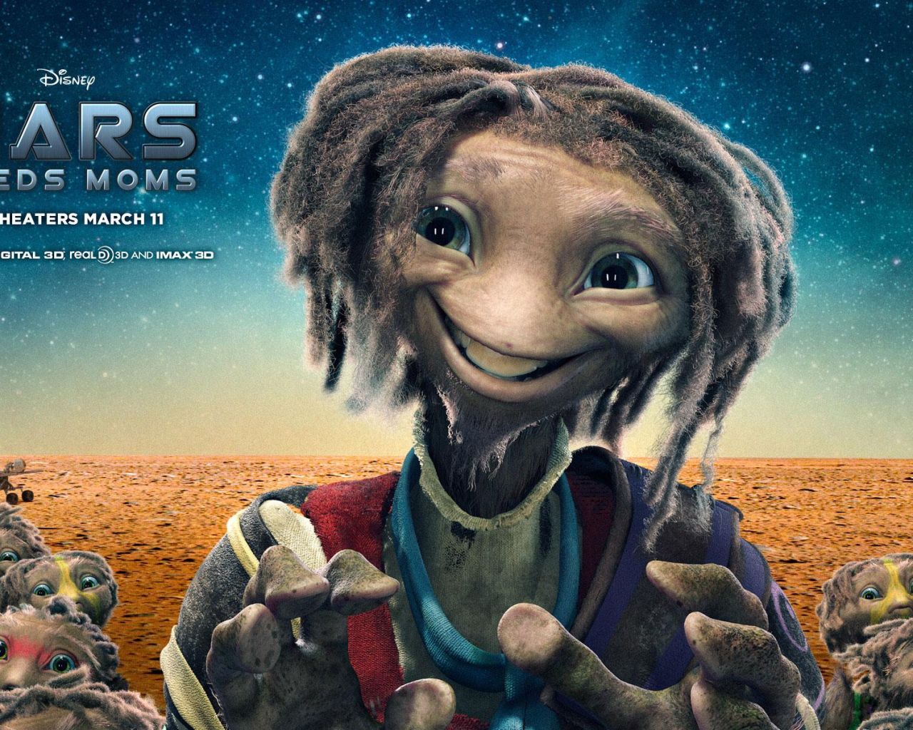 Фильм Тайна красной планеты | Mars Needs Moms! - лучшие обои для рабочего стола