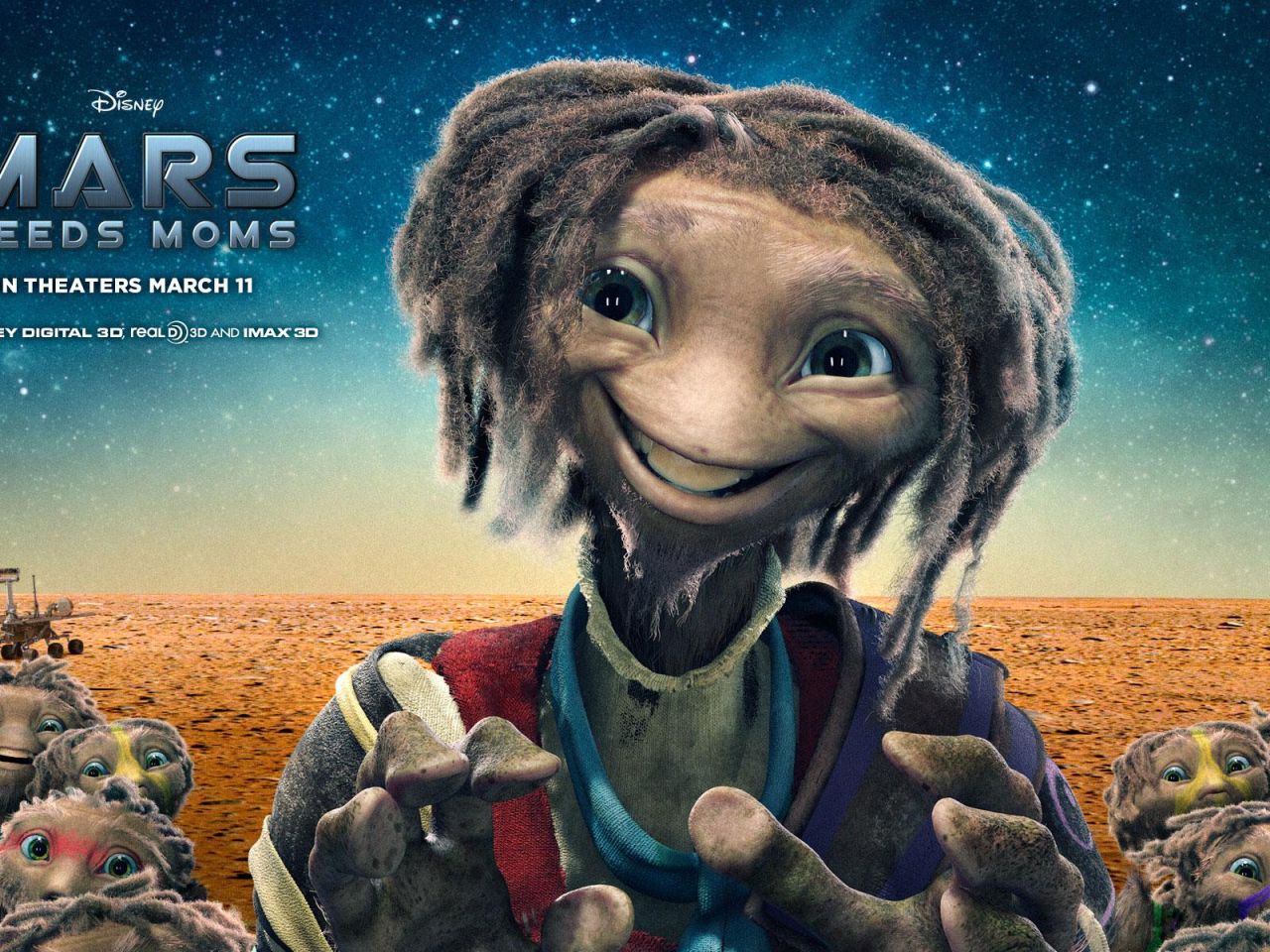 Фильм Тайна красной планеты | Mars Needs Moms! - лучшие обои для рабочего стола