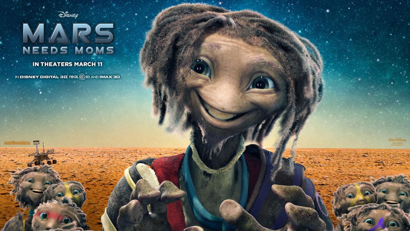 Фильм Тайна красной планеты | Mars Needs Moms! - лучшие обои для рабочего стола