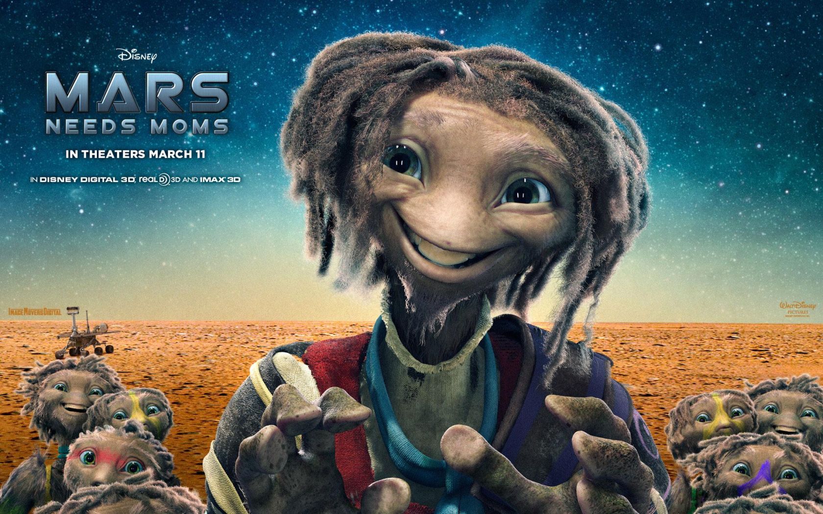 Фильм Тайна красной планеты | Mars Needs Moms! - лучшие обои для рабочего стола