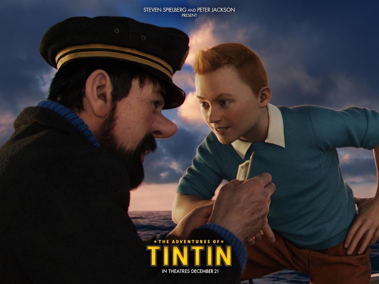 Фильм Приключения Тинтина: Тайна единорога | Adventures of Tintin - лучшие обои для рабочего стола