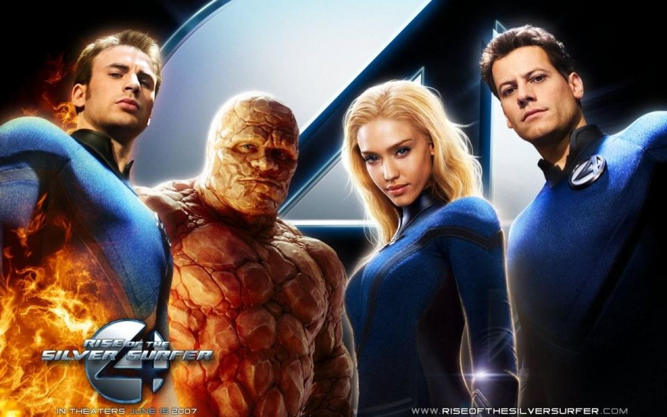 Фильм Фантастическая четверка 2 | Fantastic Four: Rise of the Silver Surfer - лучшие обои для рабочего стола
