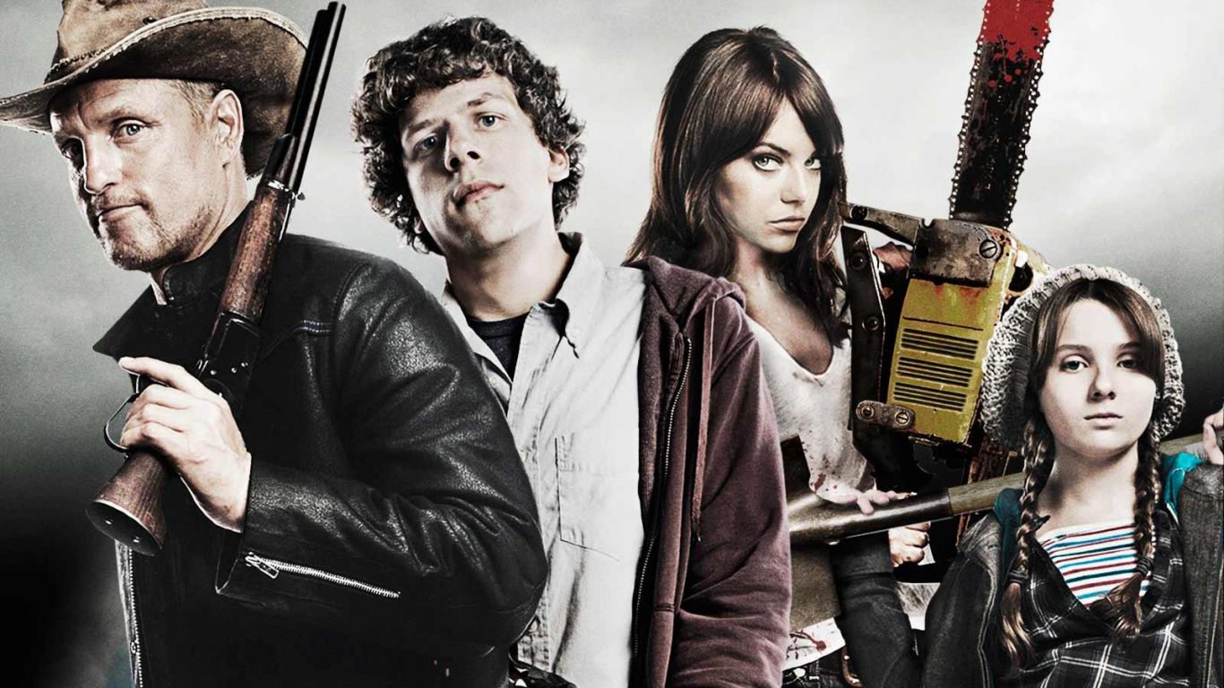 Фильм Добро пожаловать в Zомбилэнд | Zombieland - лучшие обои для рабочего стола