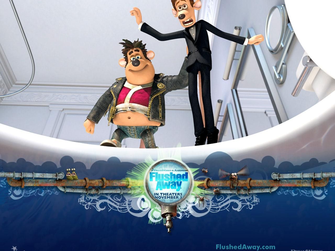 Фильм Смывайся | Flushed Away - лучшие обои для рабочего стола