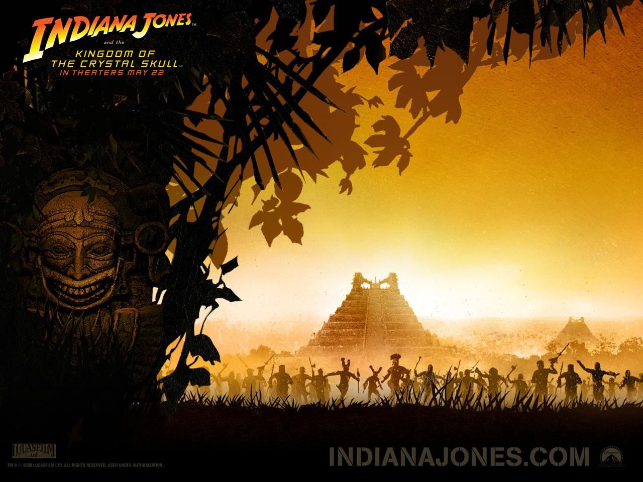 Фильм Индиана Джонс и Королевство Хрустального черепа | Indiana Jones and the Kingdom of the Crystal Skull - лучшие обои для рабочего стола