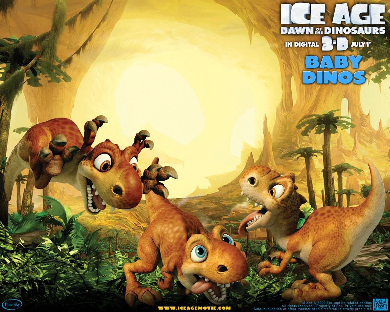 Фильм Ледниковый период 3. Эра динозавров | Ice Age: Dawn of the Dinosaurs - лучшие обои для рабочего стола