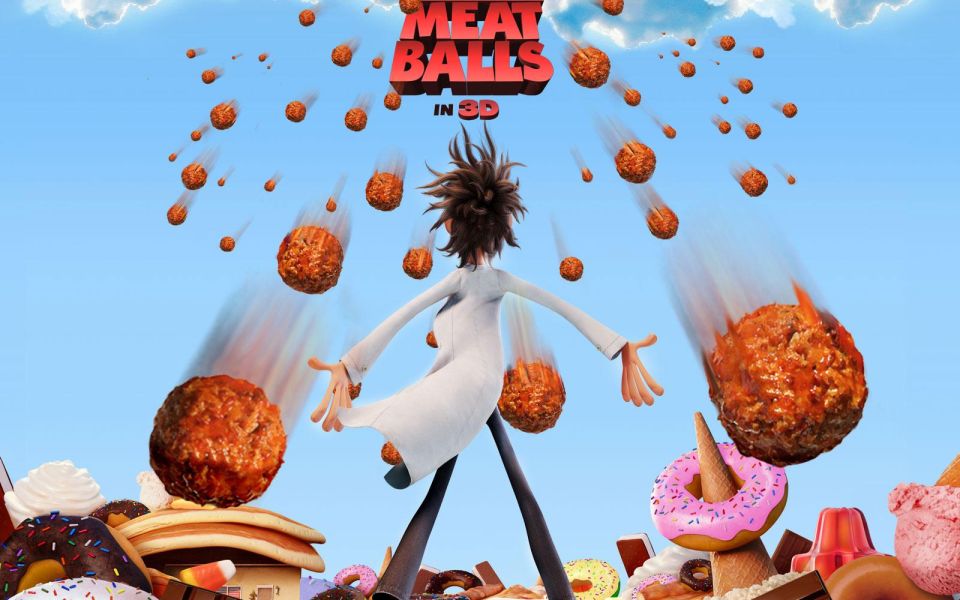 Фильм Облачно, возможны осадки в виде фрикаделек | Cloudy with a Chance of Meatballs - лучшие обои для рабочего стола