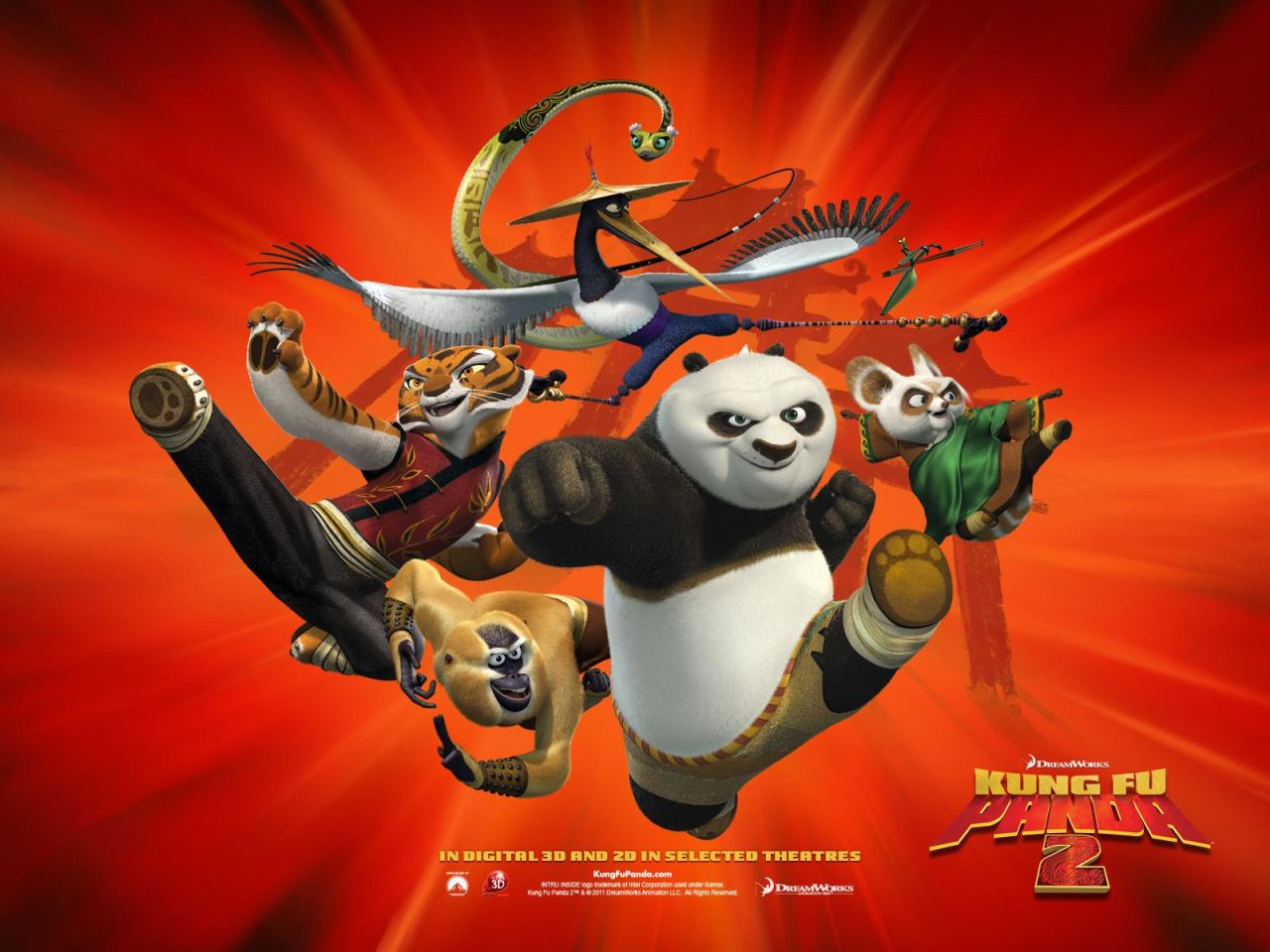 Фильм Кунг-фу Панда 2 | Kung Fu Panda 2 - лучшие обои для рабочего стола