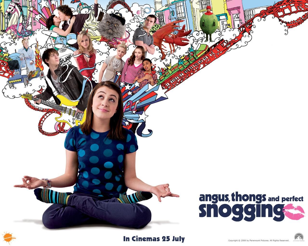 Фильм Ангус, стринги и поцелуи взасос | Angus, Thongs and Perfect Snogging - лучшие обои для рабочего стола