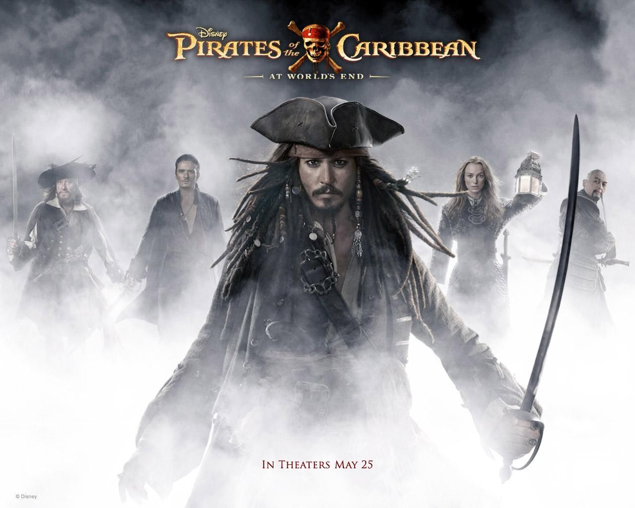 Фильм Пираты Карибского моря: На краю Света | Pirates of the Caribbean: At Worlds End - лучшие обои для рабочего стола