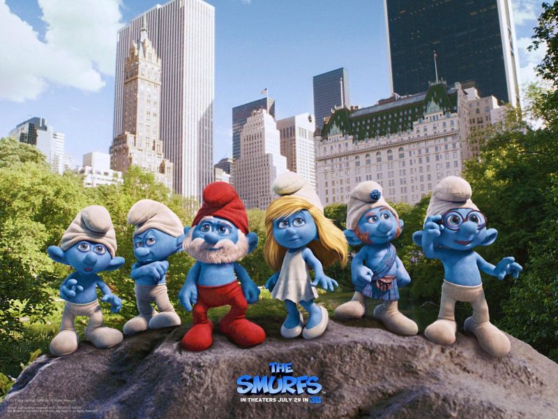 Фильм Смурфики | Smurfs - лучшие обои для рабочего стола