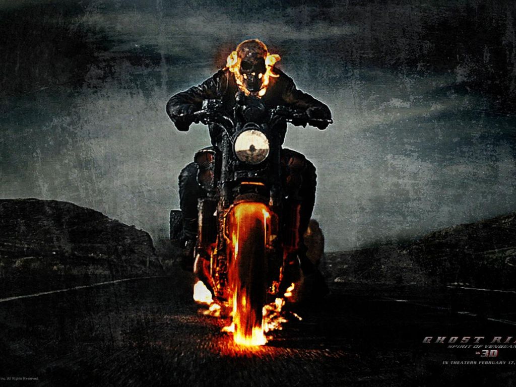 Фильм Призрачный гонщик 2 | Ghost Rider: Spirit of Vengeance - лучшие обои для рабочего стола