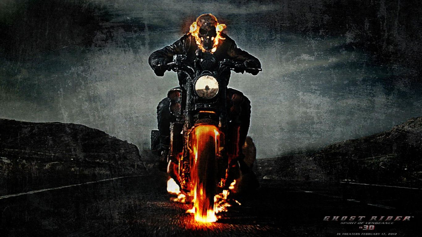 Фильм Призрачный гонщик 2 | Ghost Rider: Spirit of Vengeance - лучшие обои для рабочего стола