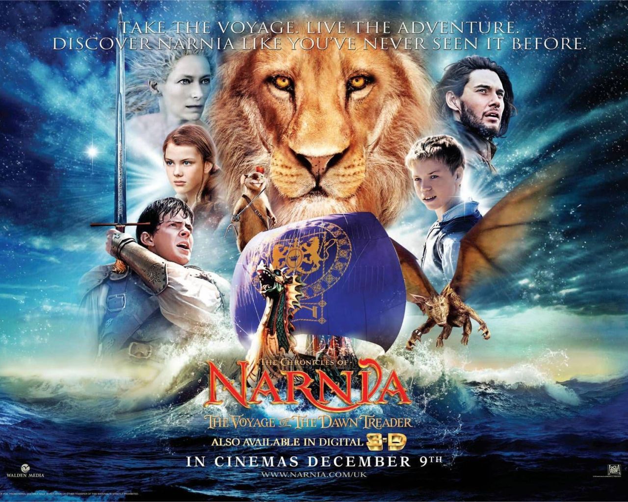 Фильм Хроники Нарнии: Покоритель Зари | Chronicles of Narnia: Voyage of the Dawn Treader - лучшие обои для рабочего стола