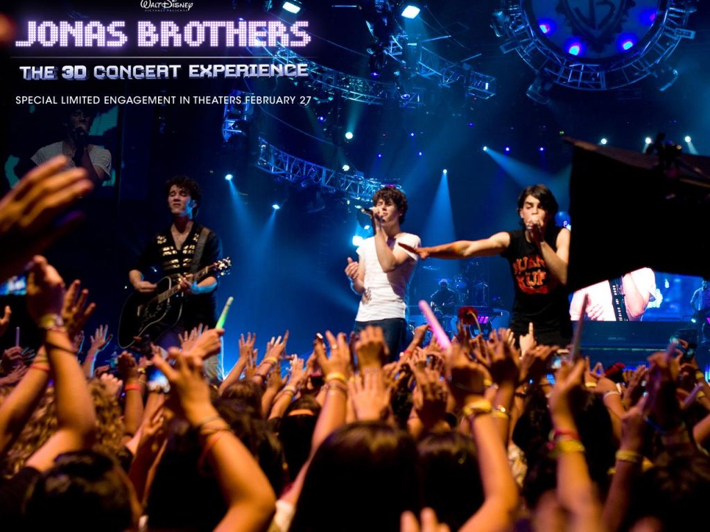 Фильм Концерт братьев Джонас | Jonas Brothers: The 3D Concert Experience - лучшие обои для рабочего стола