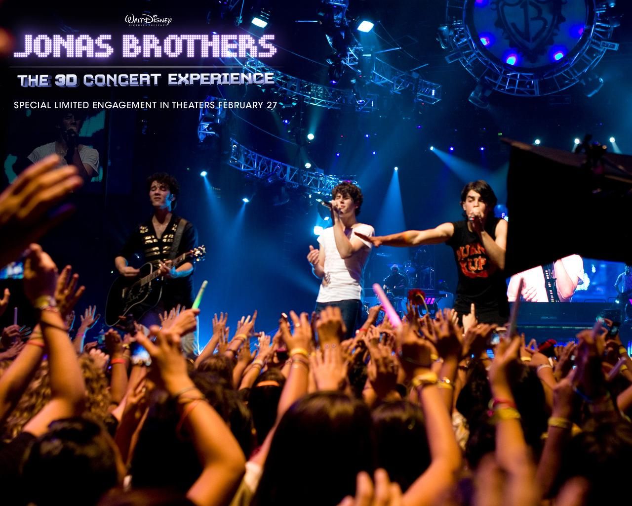 Фильм Концерт братьев Джонас | Jonas Brothers: The 3D Concert Experience - лучшие обои для рабочего стола