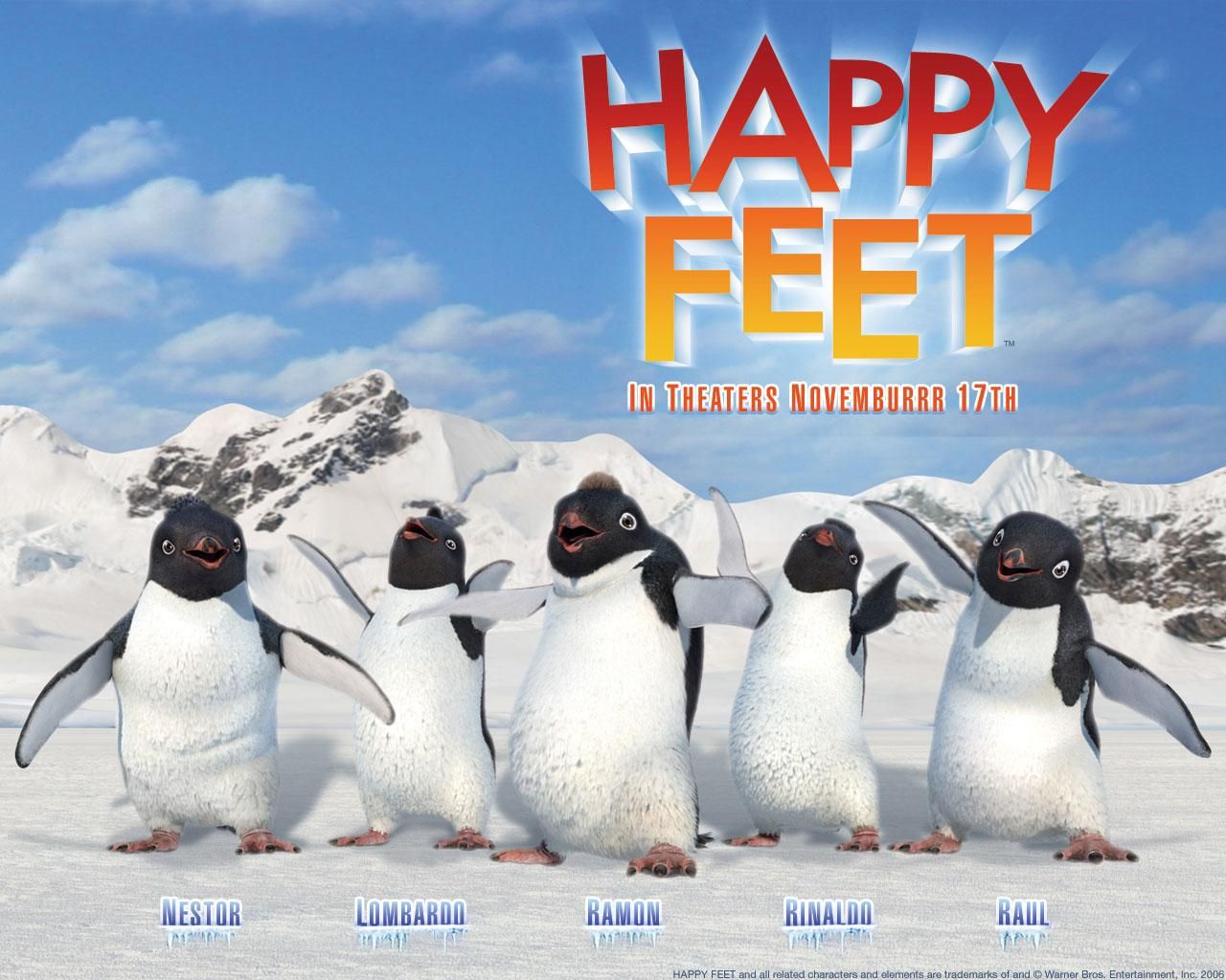 Фильм Делай ноги | Happy Feet - лучшие обои для рабочего стола