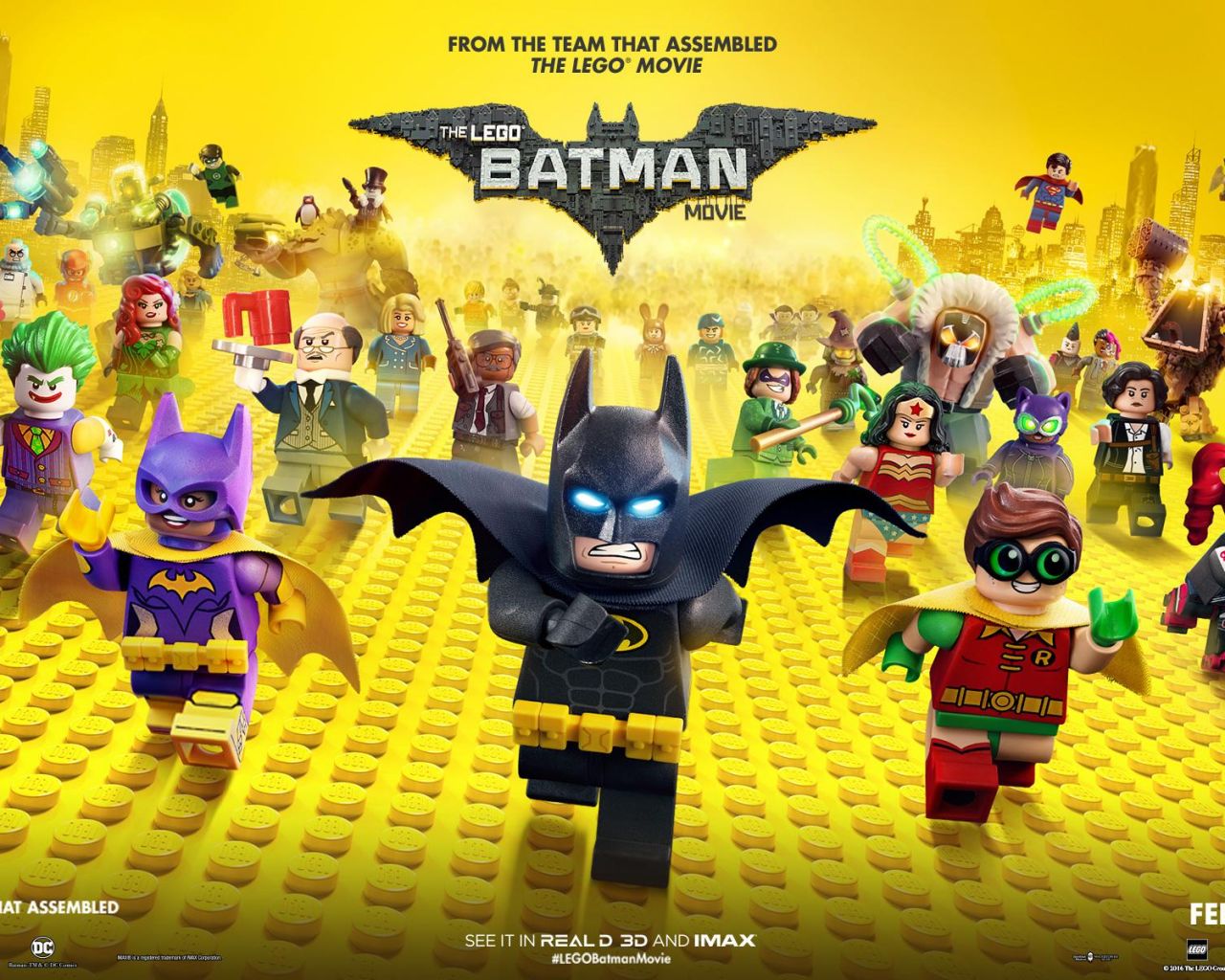 Фильм Лего Фильм: Бэтмен | LEGO Batman Movie - лучшие обои для рабочего стола