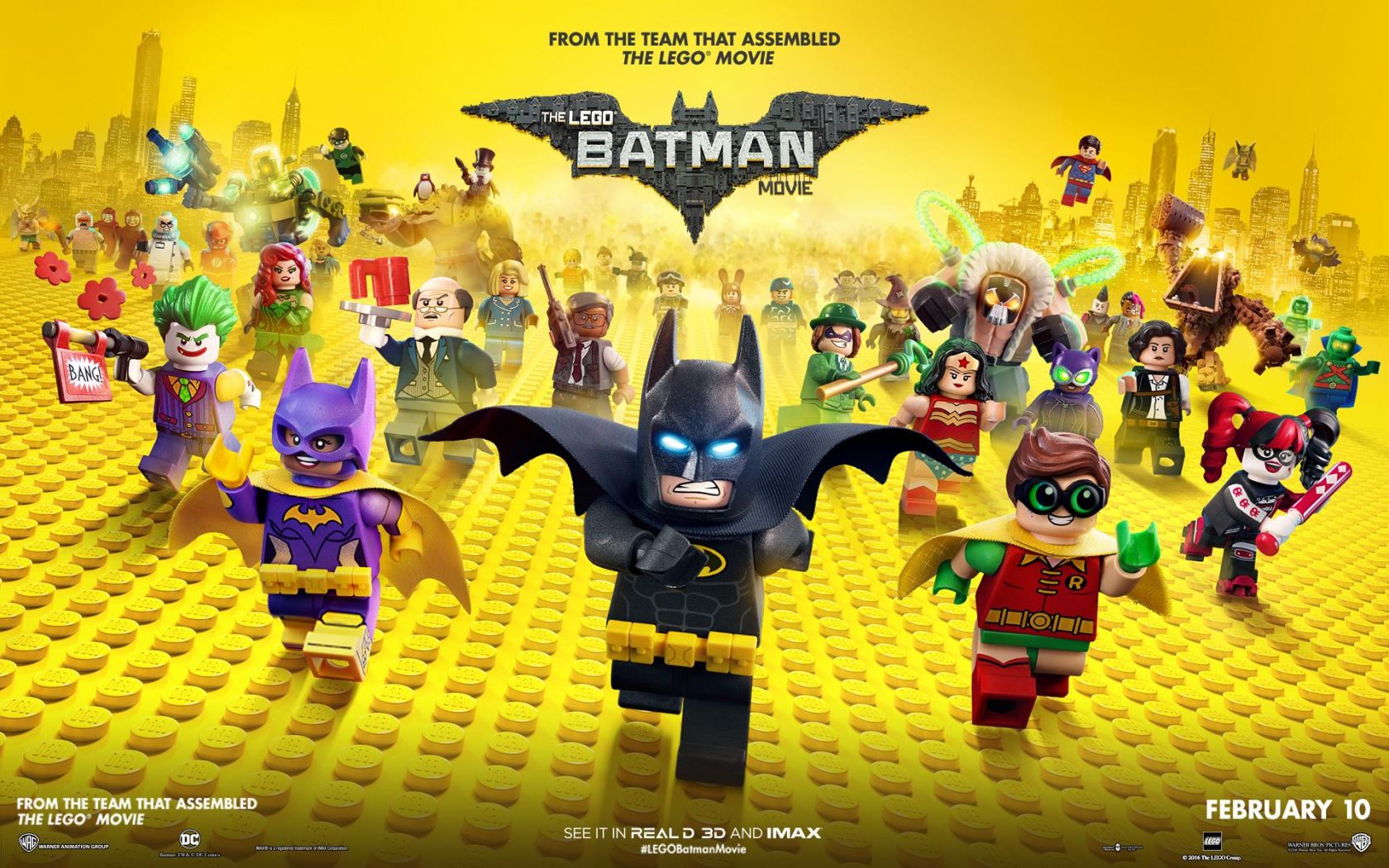 Фильм Лего Фильм: Бэтмен | LEGO Batman Movie - лучшие обои для рабочего стола