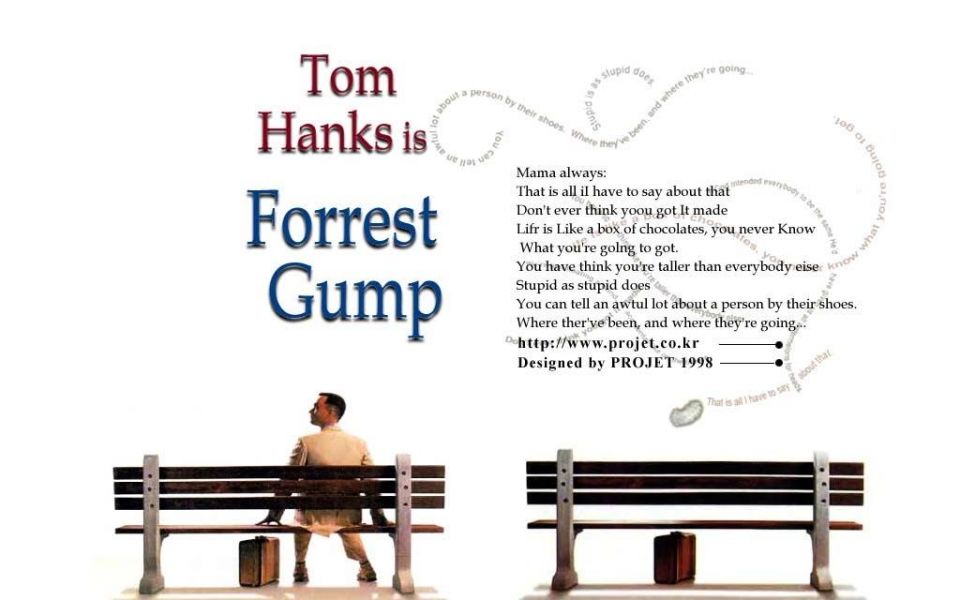 Фильм Форрест Гамп | Forrest Gump - лучшие обои для рабочего стола