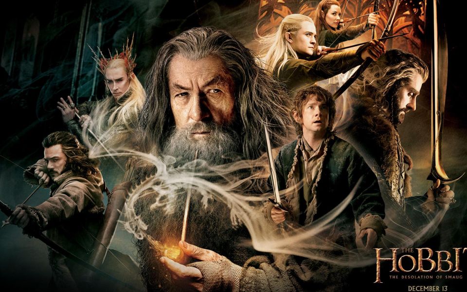 Фильм Хоббит: Пустошь Смауга | Hobbit: The Desolation of Smaug - лучшие обои для рабочего стола