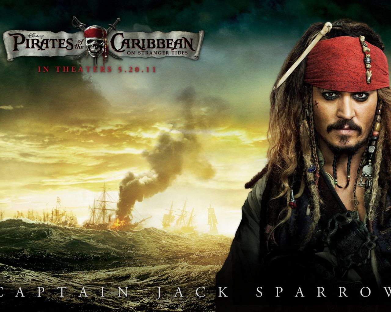 Фильм Пираты Карибского моря: На странных берегах | Pirates of the Caribbean: On Stranger Tides - лучшие обои для рабочего стола