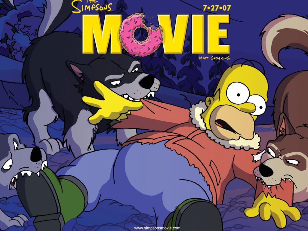 Фильм Симпсоны в Кино | Simpsons Movie - лучшие обои для рабочего стола