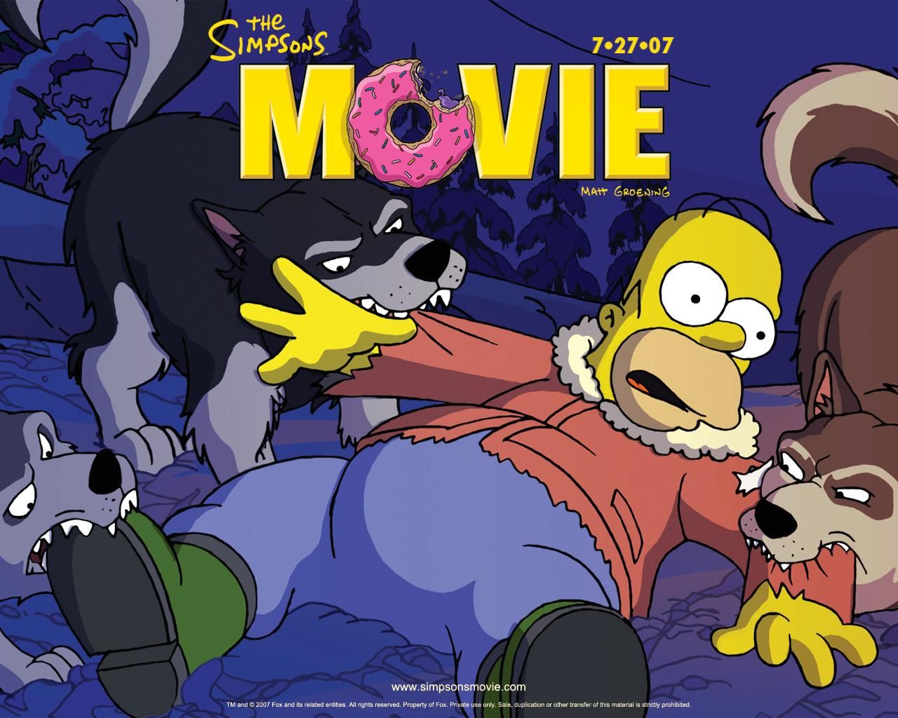 Фильм Симпсоны в Кино | Simpsons Movie - лучшие обои для рабочего стола