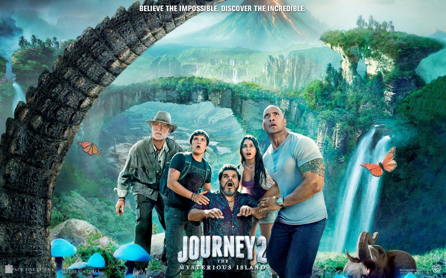 Фильм Путешествие 2: Таинственный остров | Journey 2: The Mysterious Island - лучшие обои для рабочего стола