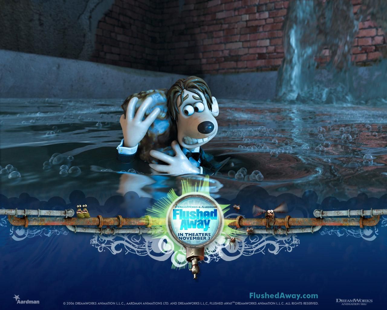 Фильм Смывайся | Flushed Away - лучшие обои для рабочего стола