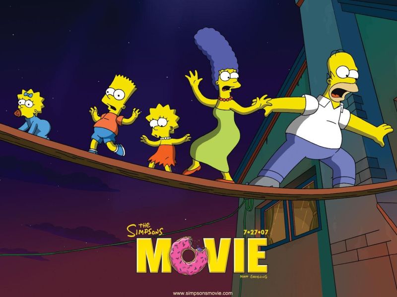 Фильм Симпсоны в Кино | Simpsons Movie - лучшие обои для рабочего стола