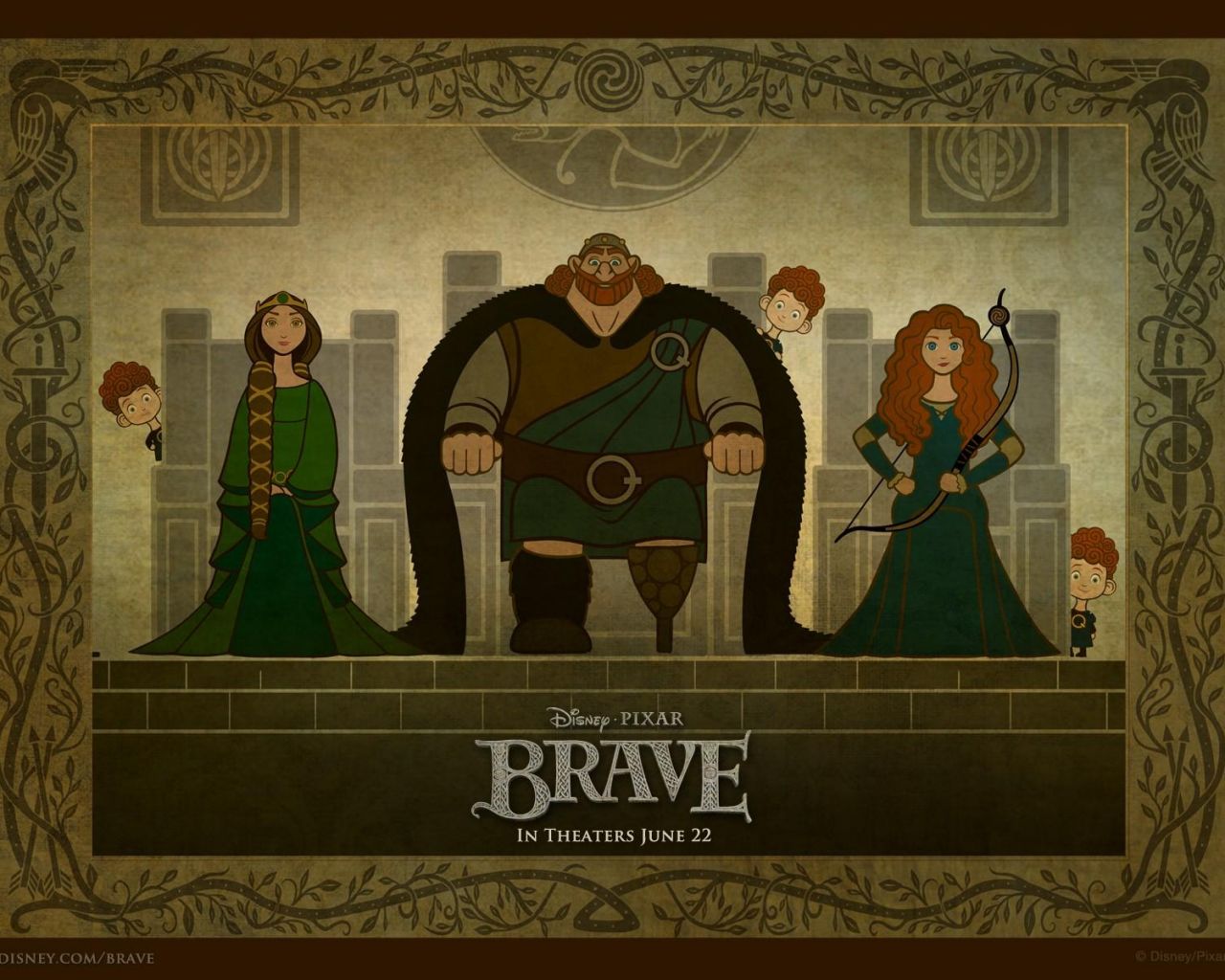 Фильм Храбрая сердцем | Brave - лучшие обои для рабочего стола