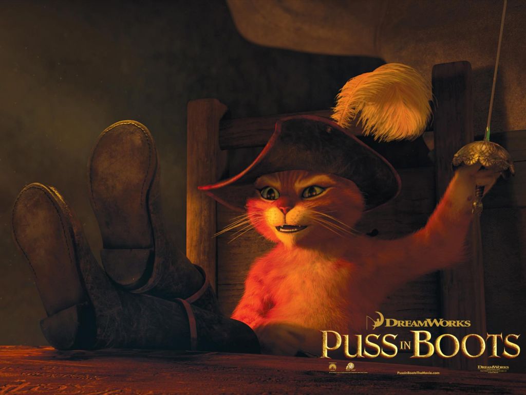 Фильм Кот в сапогах | Puss in Boots - лучшие обои для рабочего стола