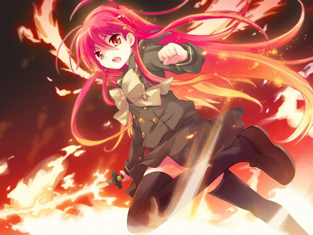 Фильм Пылающий взор Шаны | Shakugan no Shana - лучшие обои для рабочего стола