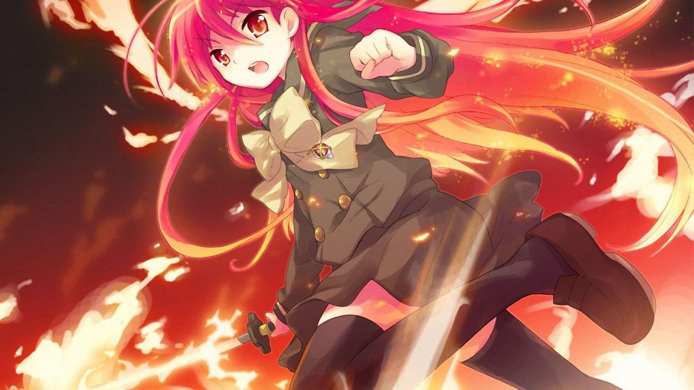 Фильм Пылающий взор Шаны | Shakugan no Shana - лучшие обои для рабочего стола