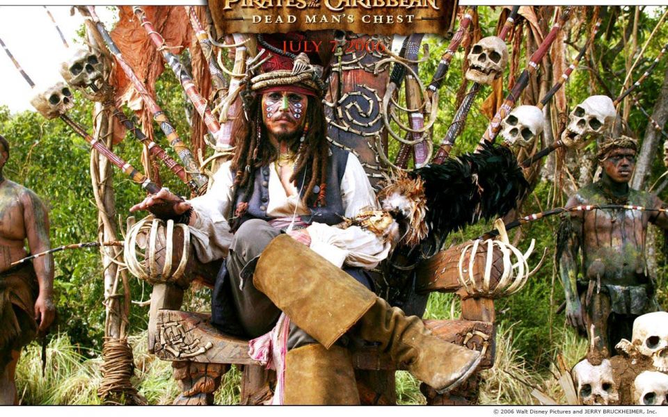 Фильм Пираты Карибского моря 2: Сундук мертвеца | Pirates of the Caribbean: Dead Man's Chest - лучшие обои для рабочего стола