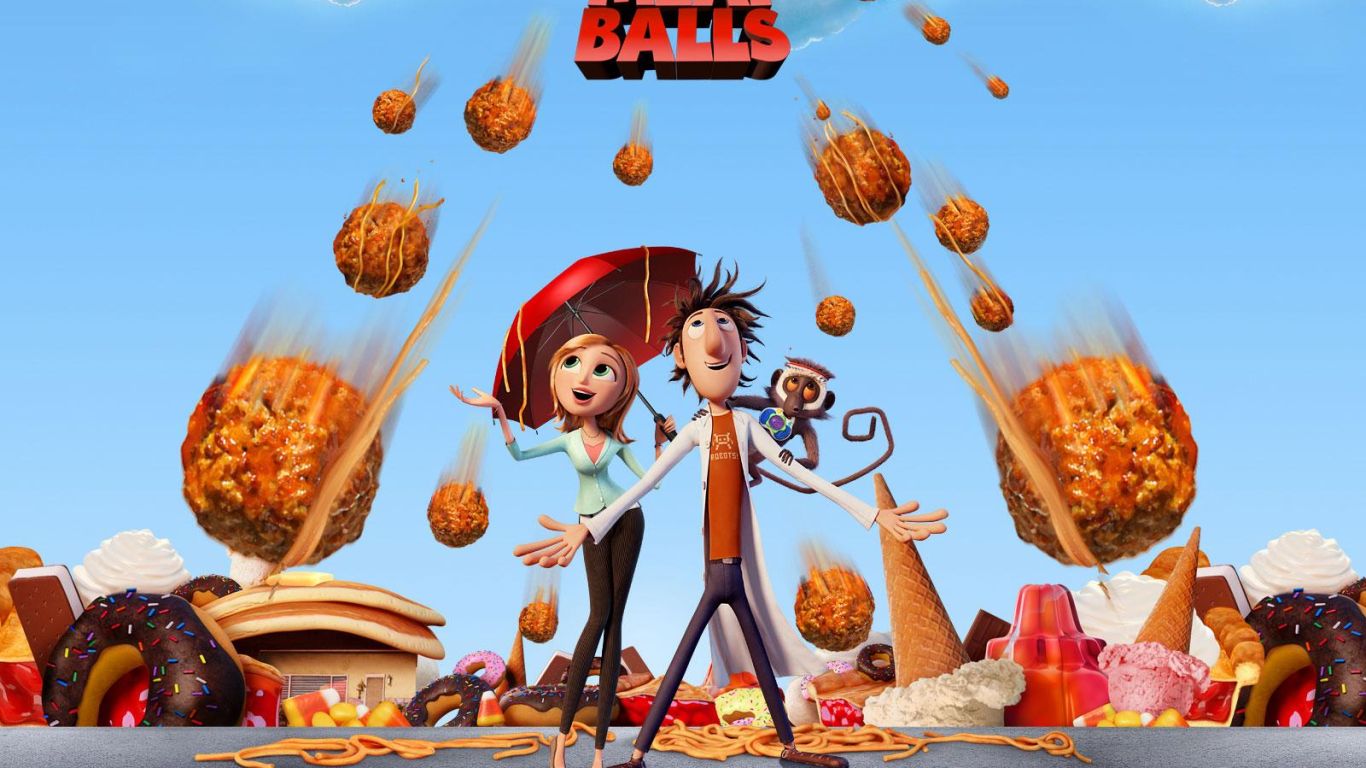 Фильм Облачно, возможны осадки в виде фрикаделек | Cloudy with a Chance of Meatballs - лучшие обои для рабочего стола