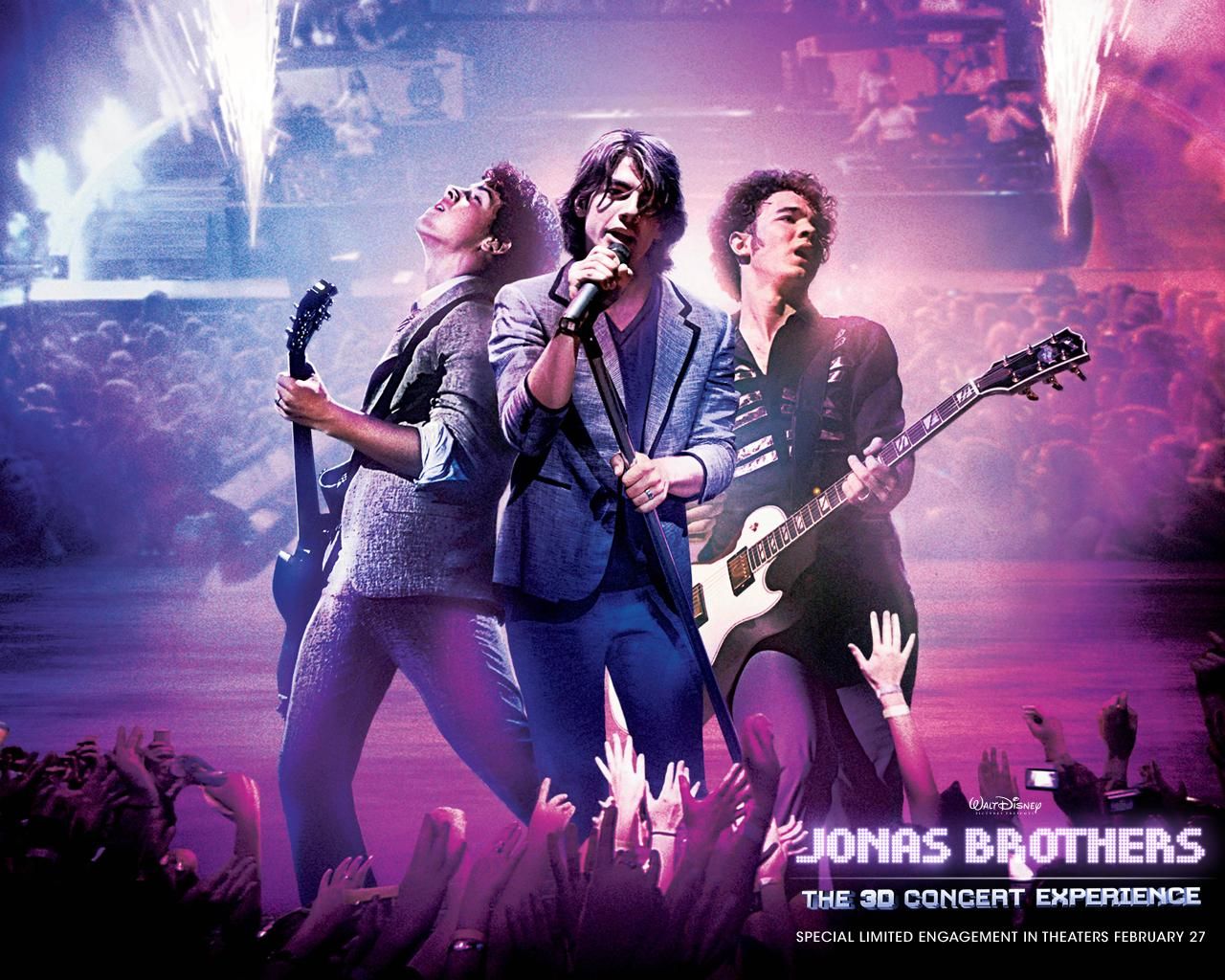 Фильм Концерт братьев Джонас | Jonas Brothers: The 3D Concert Experience - лучшие обои для рабочего стола