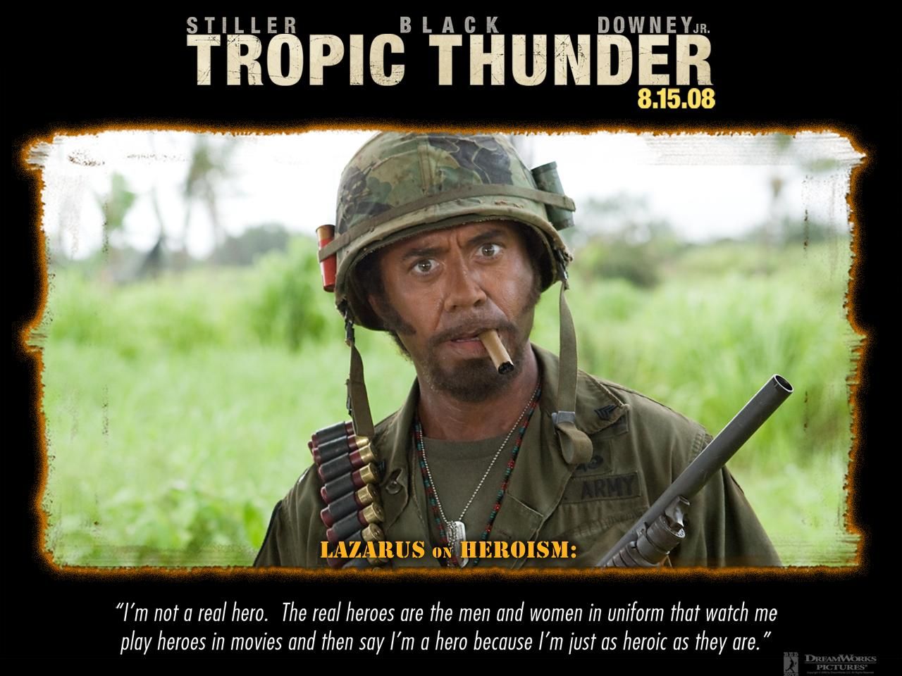 Фильм Солдаты неудачи | Tropic Thunder - лучшие обои для рабочего стола