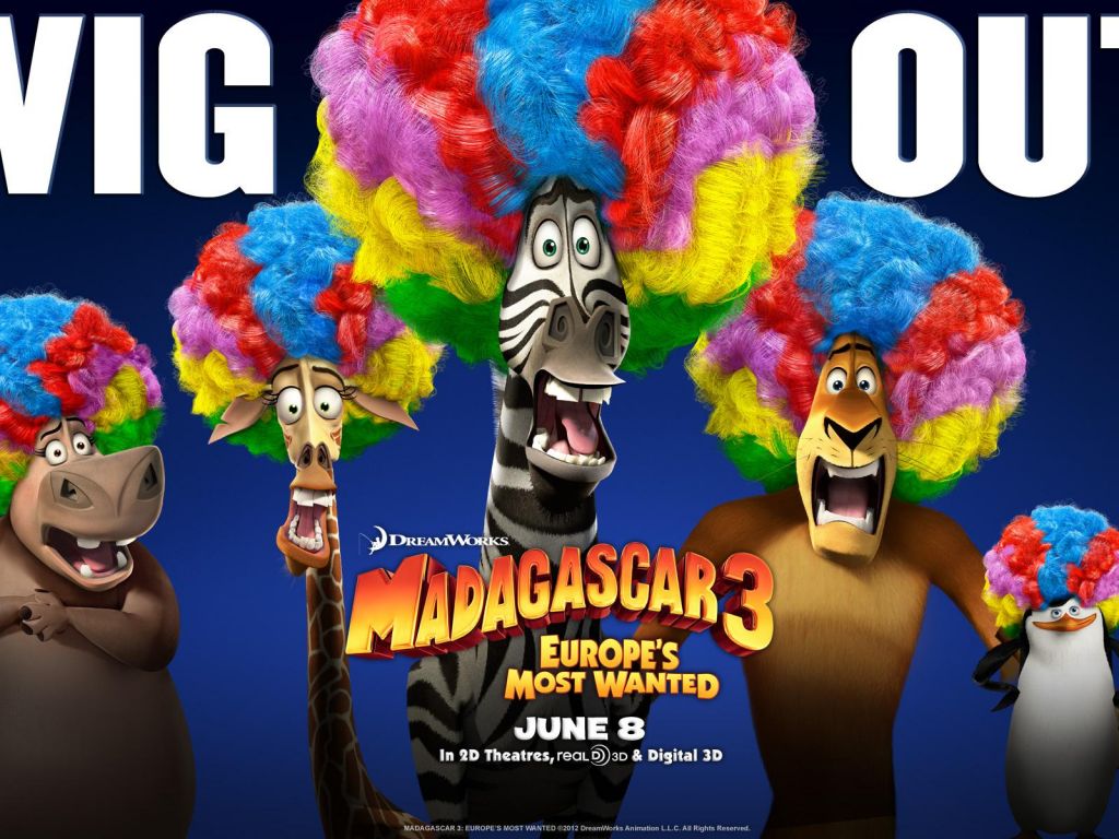 Фильм Мадагаскар 3 | Madagascar 3: Europe's Most Wanted - лучшие обои для рабочего стола